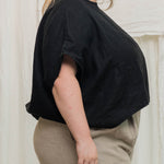 Linn Tee in Midweight Linen Ink#color_ink