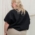 Linn Tee in Midweight Linen Ink#color_ink