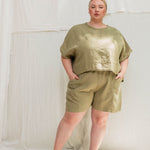 Linn Tee in Midweight Linen Pear#color_pear