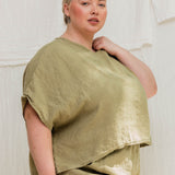 Linn Tee in Midweight Linen Pear#color_pear