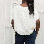 Linn Tee in Midweight Linen Salt#color_salt