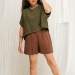 Linn Tee in Midweight Linen Verte#color_verte