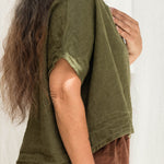 Linn Tee in Midweight Linen Verte#color_verte