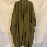 Clyde Trench in Midweight Linen, Verte, Size 5X/6X | SAMPLE SALE