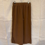 Florence Pant in Silk Crepe, Moss, Size M-Regular | SAMPLE SALE