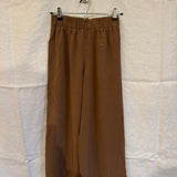 Florence Pant in Silk Crepe, Moss, Size XS-Short | SAMPLE SALE