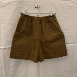 Clyde Short in Cotton Canvas, Clay, Size 4 | SAMPLE SALE