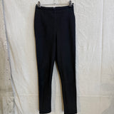 Cecilia Pant in Stretch Cotton, Black, Size 00-Short | SAMPLE SALE | B-02