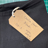 Cecilia Pant in Stretch Cotton, Black, Size 00-Short | SAMPLE SALE | B-02