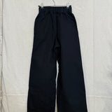 Florence Pant in Cotton Canvas, Black, Size XXS-Tall | SAMPLE SALE | B-46