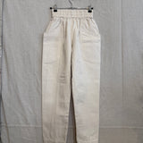 Clyde Work Pant in Cotton Canvas, Natural, Size 00 | SAMPLE SALE | B-70