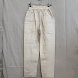 Clyde Work Pant in Cotton Canvas, Natural, Size 00 | SAMPLE SALE | B-70
