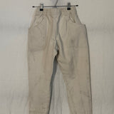 Clyde Work Pant in Cotton Canvas, Natural, Size 2-Short | SAMPLE SALE