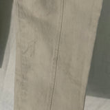 Clyde Work Pant in Cotton Canvas, Natural, Size 2-Short | SAMPLE SALE