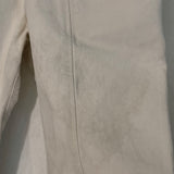 Clyde Work Pant in Cotton Canvas, Natural, Size 2-Short | SAMPLE SALE