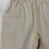 Clyde Work Pant in Cotton Canvas, Natural, Size 2-Short | SAMPLE SALE