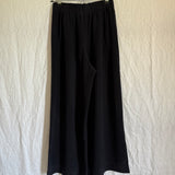 Florence Pant in Silk Crepe, Black, Size S | SAMPLE SALE