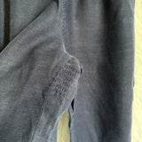 Florence Pant in Midweight Linen, Navy, Size S-Regular | SAMPLE SALE