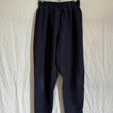 Tilda Pant in Midweight Linen, Navy, Size S-Regular | SAMPLE SALE