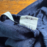 Tilda Pant in Midweight Linen, Navy, Size S-Regular | SAMPLE SALE