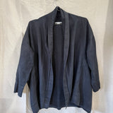 Clyde Jacket in Midweight Linen, Black, Size XXS/XS | SAMPLE SALE