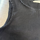 Petra Crop in Midweight Linen, Black, Size XS | SAMPLE SALE