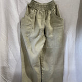 Clyde Culotte in Midweight Linen, Pear, Size M-Tall | SAMPLE SALE