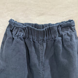 Florence Pant in Midweight Linen, Navy, Size XXS | SAMPLE SALE