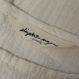Georgia Midi in Linen Gauze, Ivory, Size L/XL | SAMPLE SALE