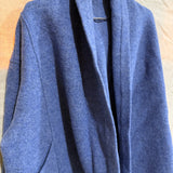 Clyde Jacket in Boiled Wool, French Blue, Size L/XL | SAMPLE SALE A-05