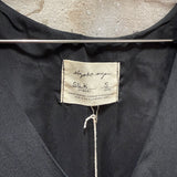 Anais Dress in Silk Crepe, Black, Size S | SAMPLE SALE B-03