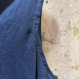 Clyde Vest in Midweight Linen, Indigo, Size 1X/2X | SAMPLE SALE B-05