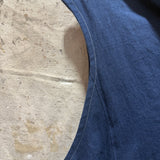 Clyde Vest in Midweight Linen, Indigo, Size 1X/2X | SAMPLE SALE B-05