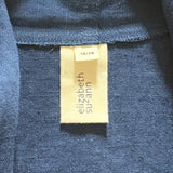 Clyde Vest in Midweight Linen, Indigo, Size 1X/2X | SAMPLE SALE B-05