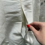 Hollin Dress in Silk Dupionio, Ivory, Size XXS/XS | SAMPLE SALE B-06