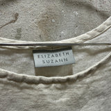 Georgia Dress in Midweight Linen, Flax, Size OS | SAMPLE SALE B-07