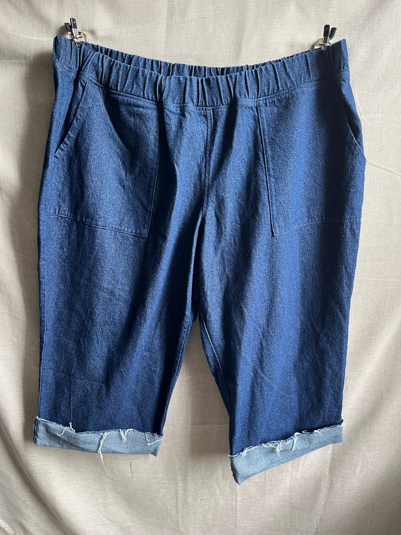 Miles Trouser in Indigo Denim | Size 5X | SAMPLE SALE (C03)