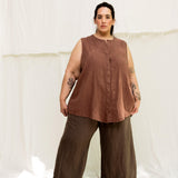 Florence Pant in Midweight Linen