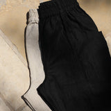 Clyde Work Pant in Midweight Linen Black#color_black