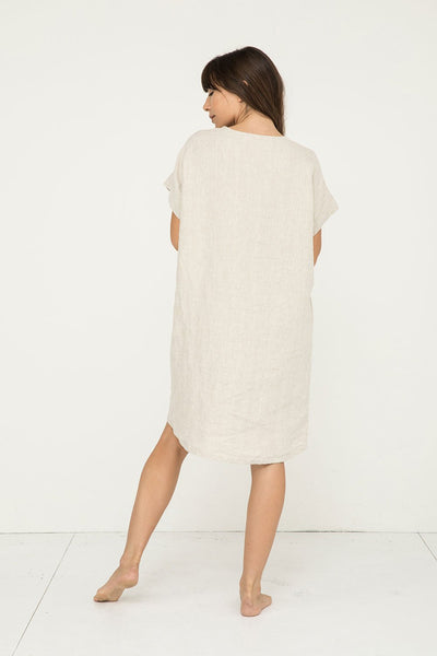 Georgia Dress in Flax Midweight Linen#color_flax