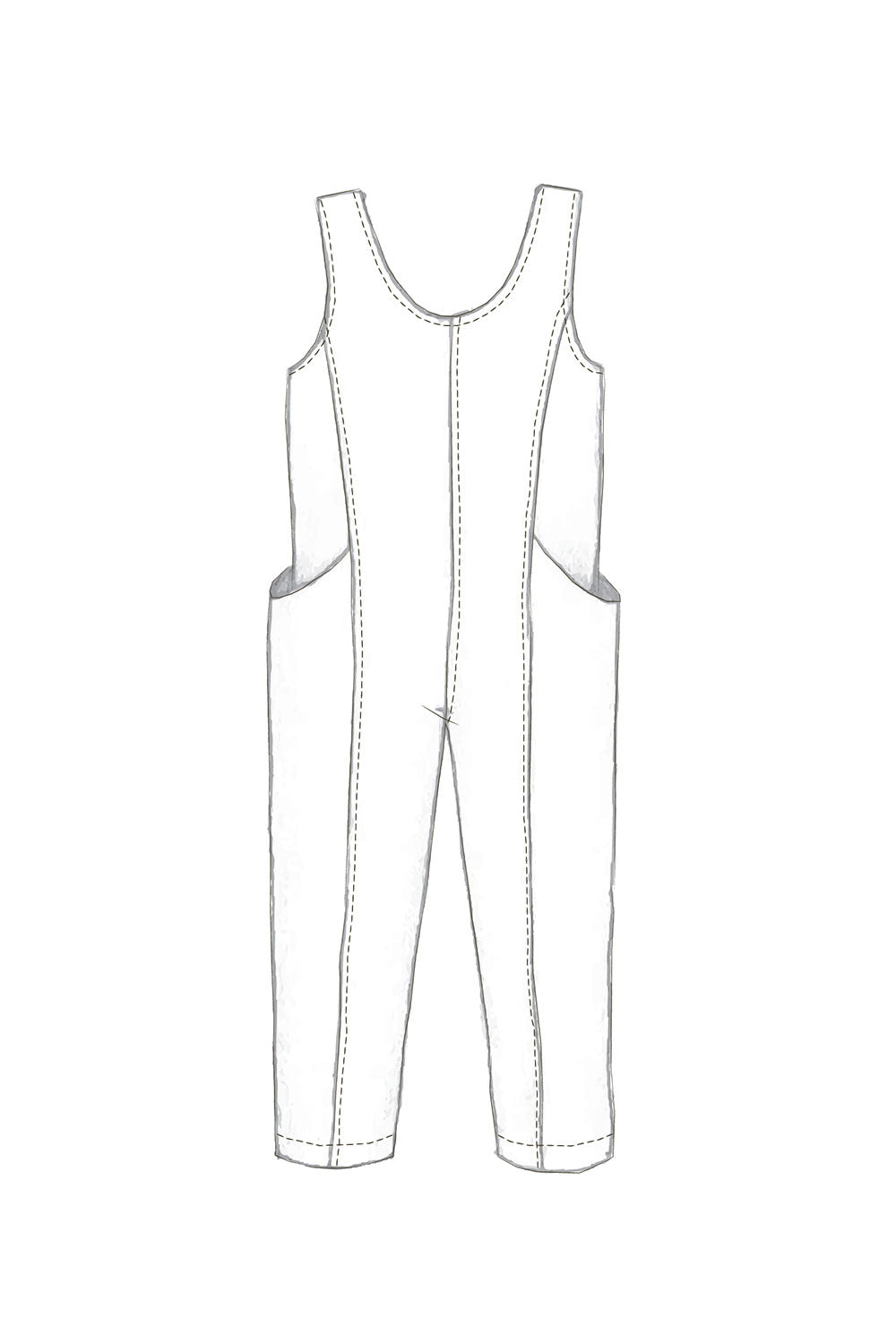 Clyde Jumpsuit Digital Sewing Pattern