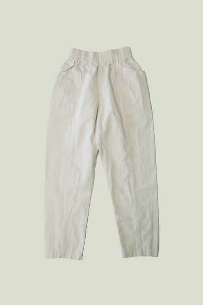 Clyde Work Pant in Upcycled Cotton Canvas Natural#color_natural